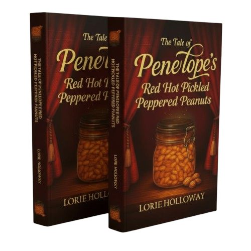 Penelopes red hot pickled peppered peanuts book cover
